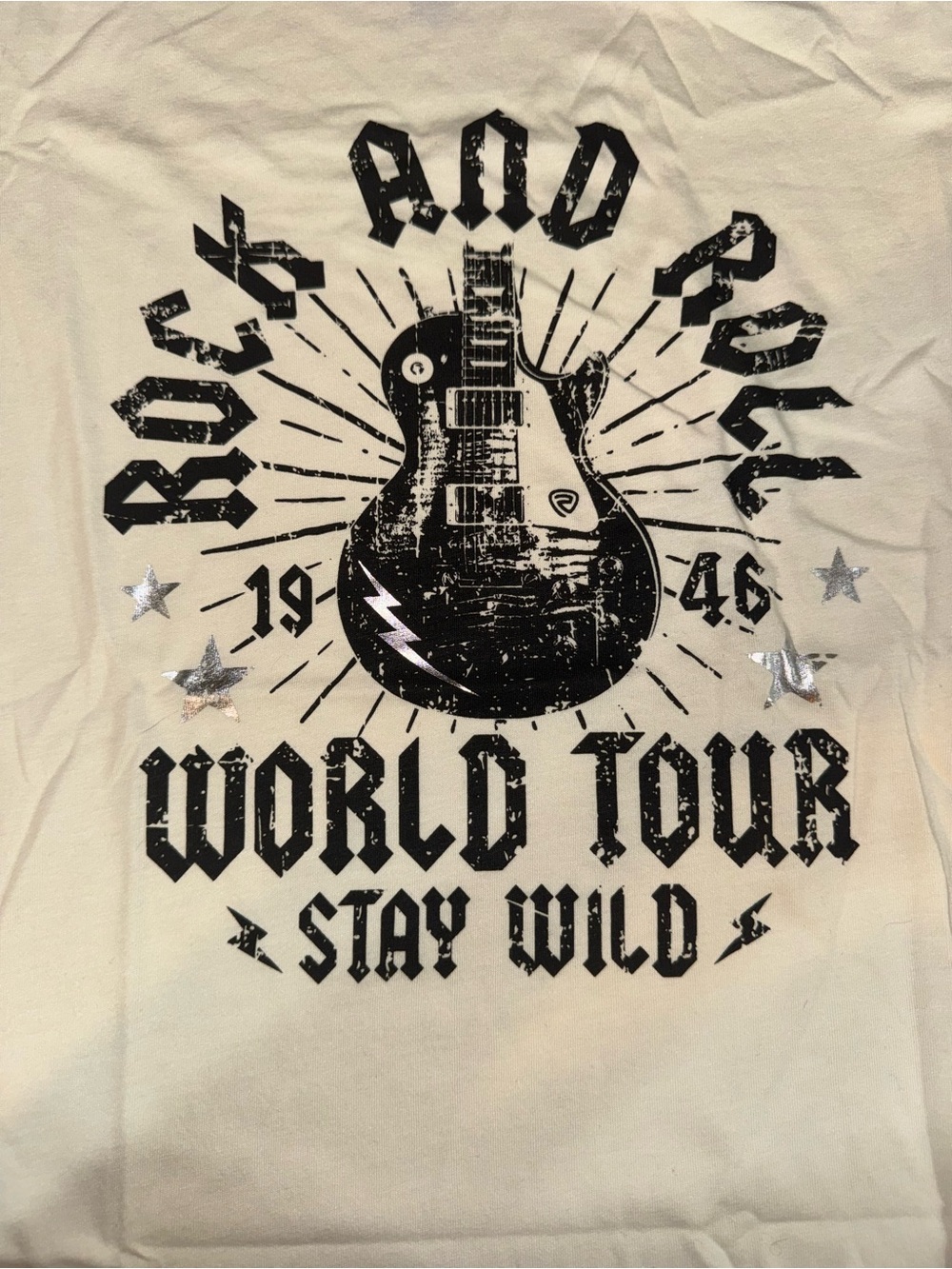 Rock and Roll Denim Rock and Roll World Tour Stay Wild Tee size XL - Picture 4 of 4